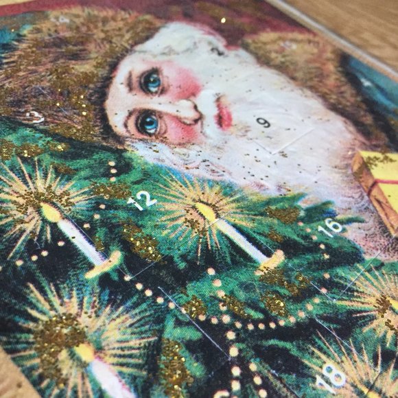 VTG Advent Calendar Christmas Paper 1980 New NWOT - Picture 7 of 8